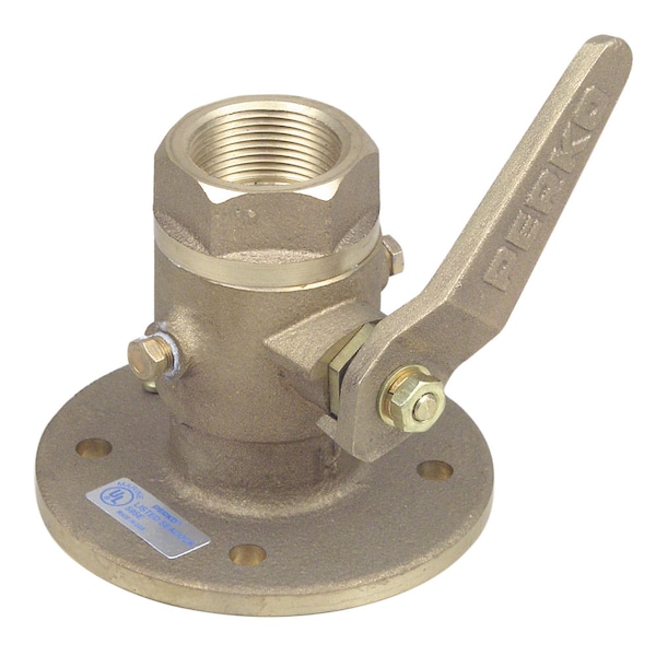 1-1/2" Seacock Ball Valve Bronze